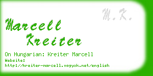 marcell kreiter business card